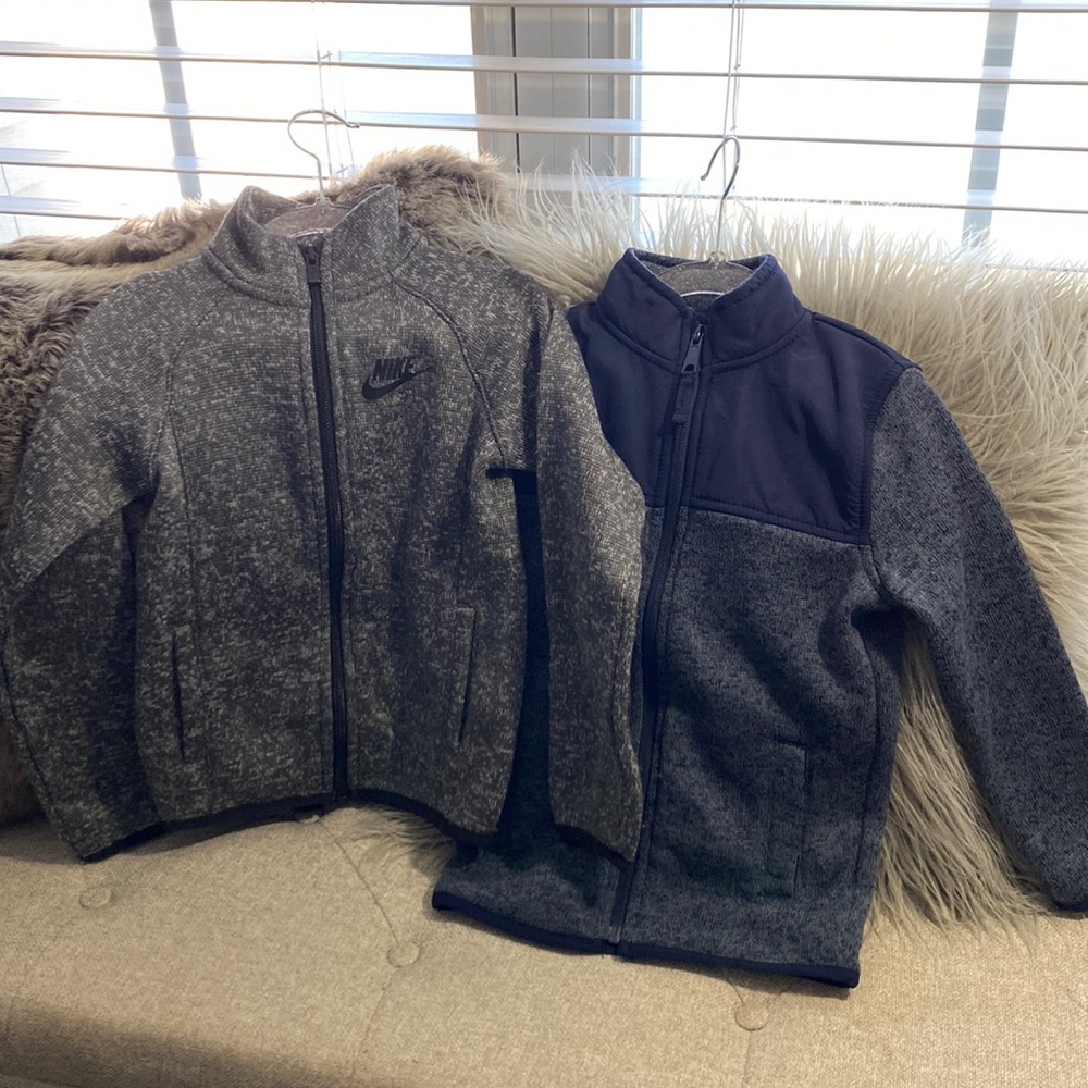 Boys Flannel Zip-up Fall x Winter Jackets 4T NEW